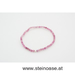 Armband Turmalin rot facettiert 3mm